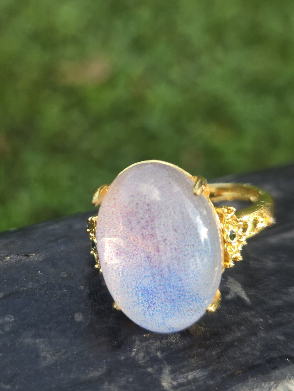 Angel AURA Quartz Adjustable RING